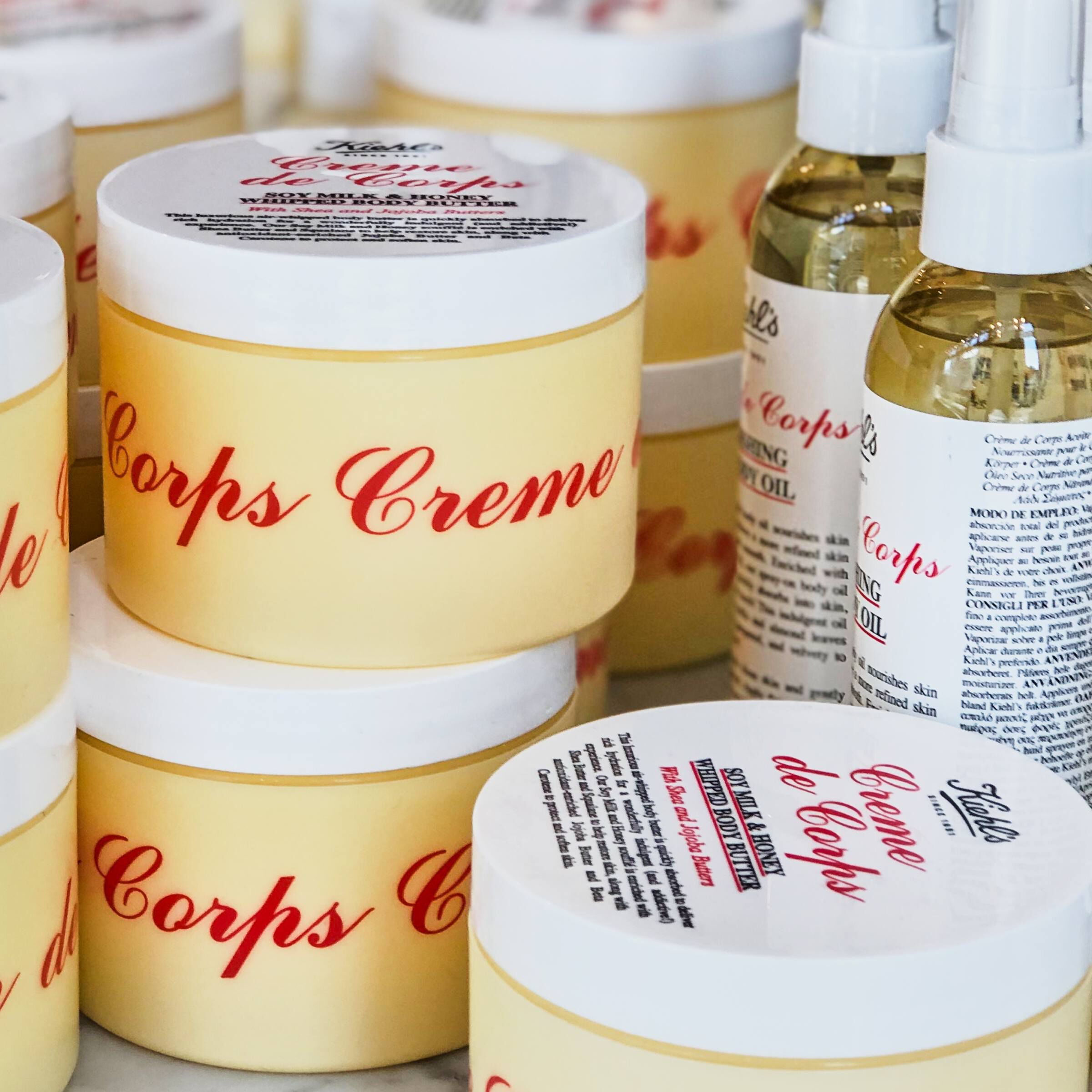 Creme de Corps Soy Milk Honey Whipped Body Butter Kiehl s