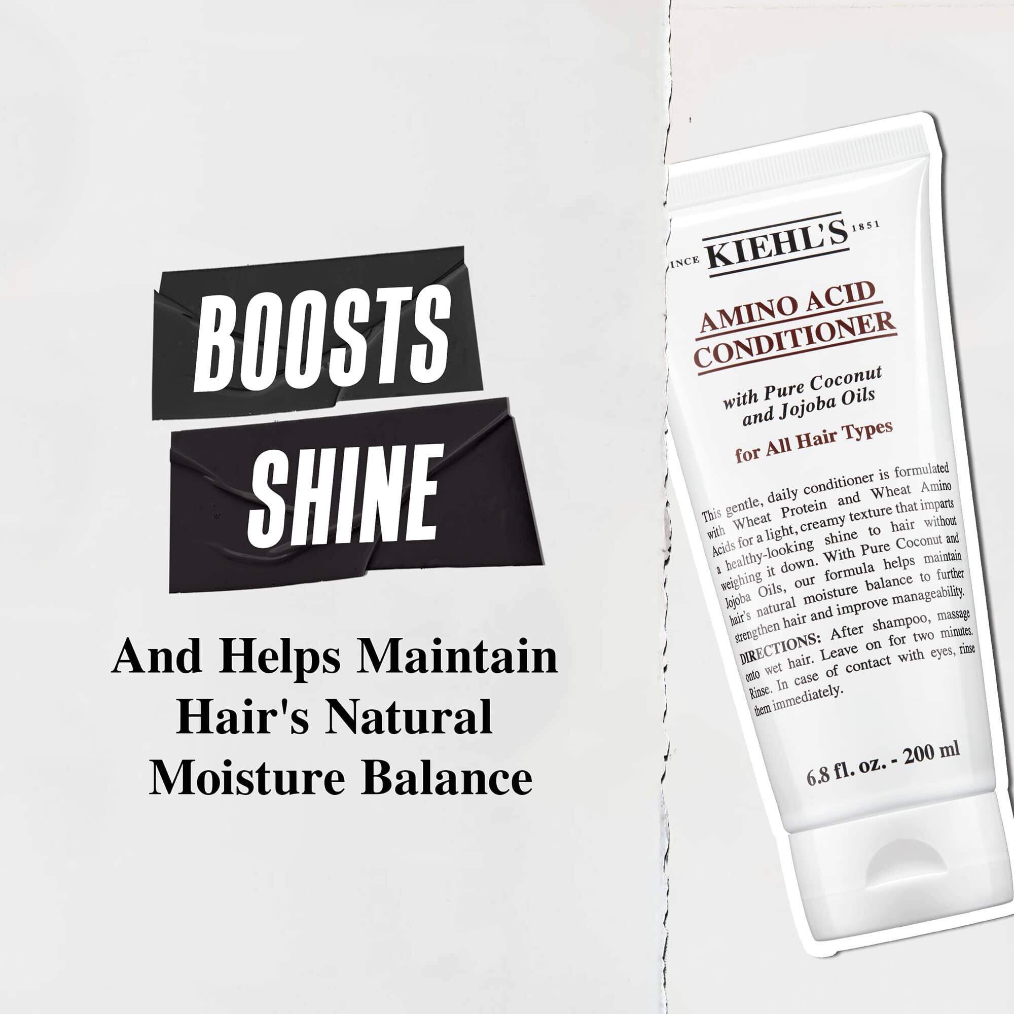Kiehl's Amino Acid Conditioner – poboljšava sjaj i pomaže održati prirodnu ravnotežu vlage kose