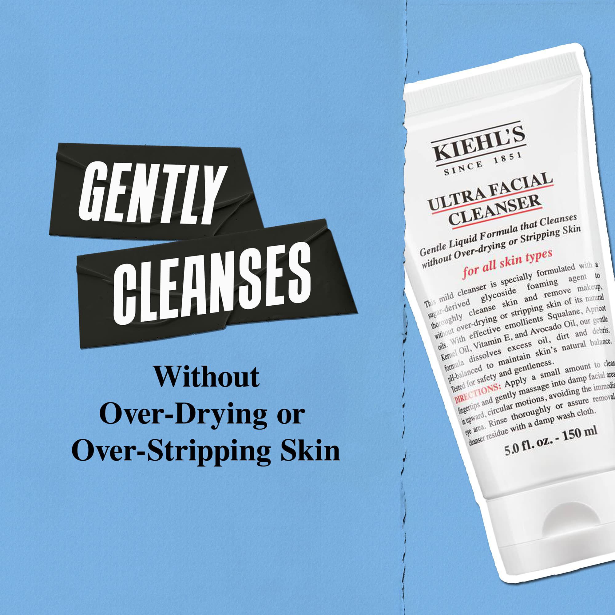 Kiehl's Ultra Facial Cleanser nježno čisti bez prekomjernog isušivanja kože