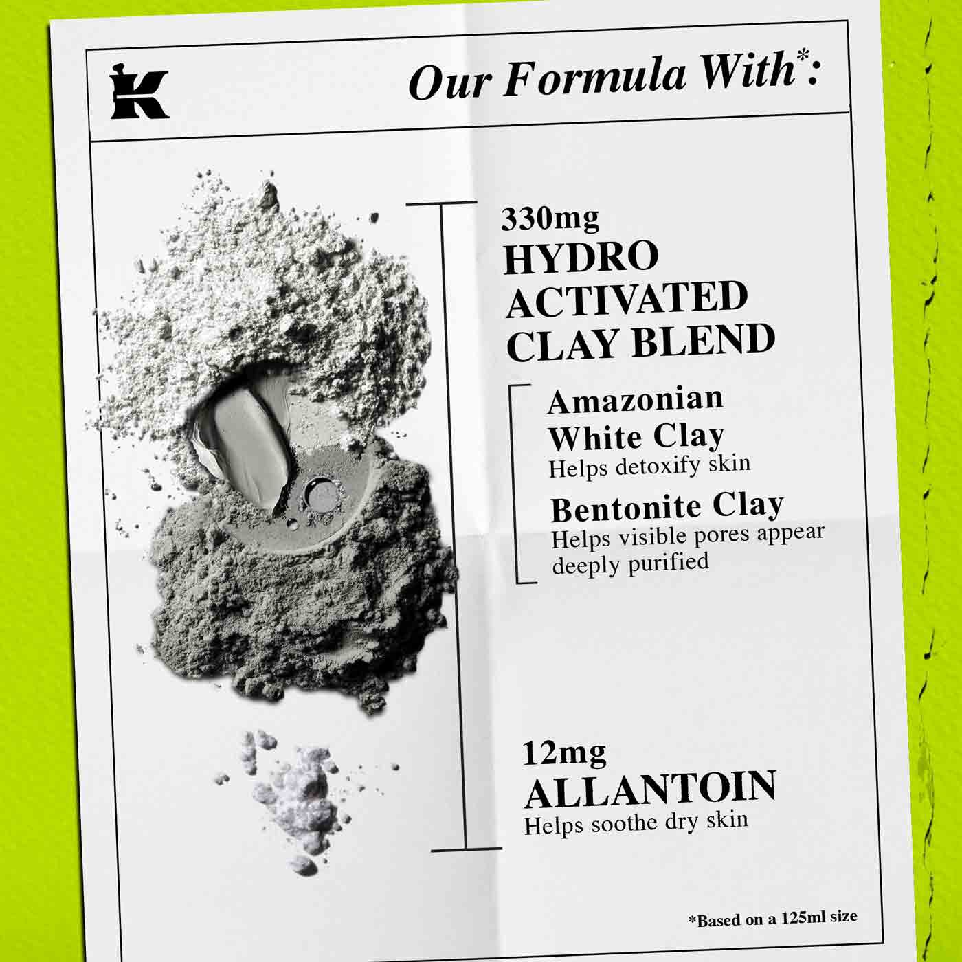 Sastojci Kiehl's Rare Earth maske za dubinsko čišćenje pora – amazonska bijela glina, Aloe barbadensis