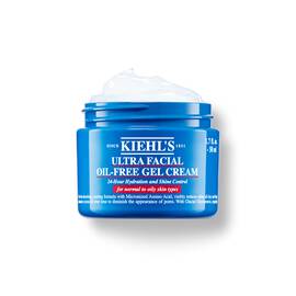 Posudica od 50 ml Kiehl's Ultra Facial Oil-Free Gel Cream na bijeloj pozadini.