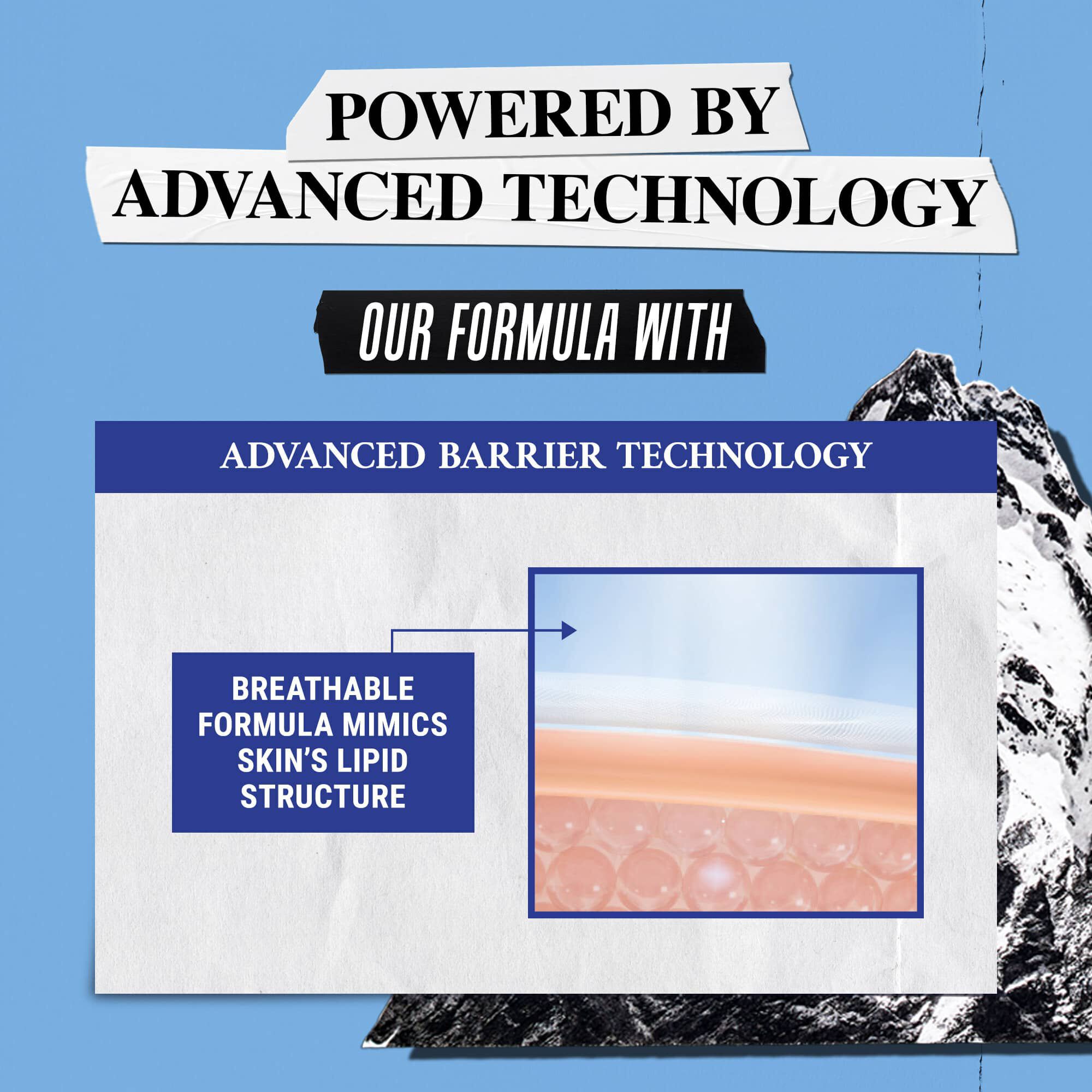 Ilustracija napredne tehnologije – prozračna formula oponaša lipidnu strukturu kože