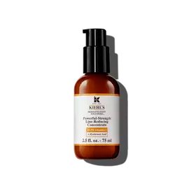 Bočica od 75 ml Kiehl's Powerful-Strength Line-Reducing Concentrate na bijeloj pozadini.
