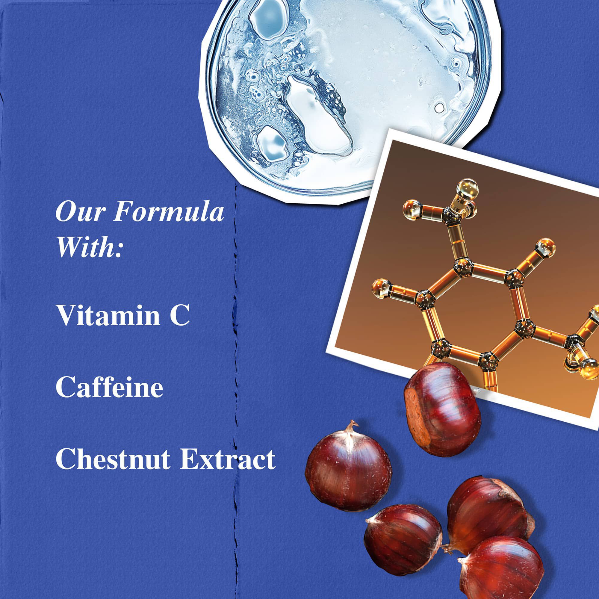 Sastojci energizirajuće hidratantne njege za muškarce Facial Fuel – vitamin C, kofein, ekstrakt kestena