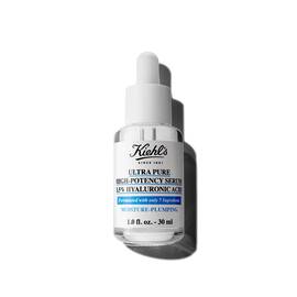 Bočica od 30 ml Kiehl's Ultra Pure 1.5% Hyaluronic Acid Serum na bijeloj pozadini.