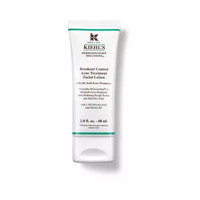 Kremasta licešna losion za akne Kiehl's s salicilnom kiselinom i vitaminom B, 60 ml.