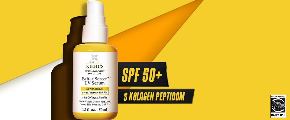 Vizual sa žutom podlogom na kojoj je proizvod za zaštitu od sunca.