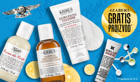 Kiehl's vizual s 4 putna pakiranja proizvoda